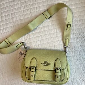 NWT Coach Mint Lime Green Crossbody or Shoulder Bag